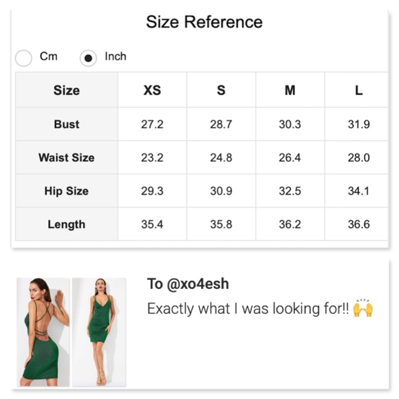 Open Back Strappy Lurex Glitter Green Mini Dress - Picture 5 of 8